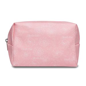 Bolsa de Viaje o Cosmetiquera Flores Rosadas