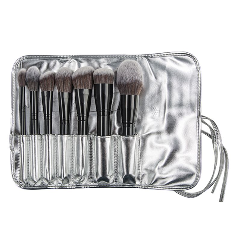 Set Kit 7 Brochas De Maquillaje Rostro Y Ojos C/estuche BM080605