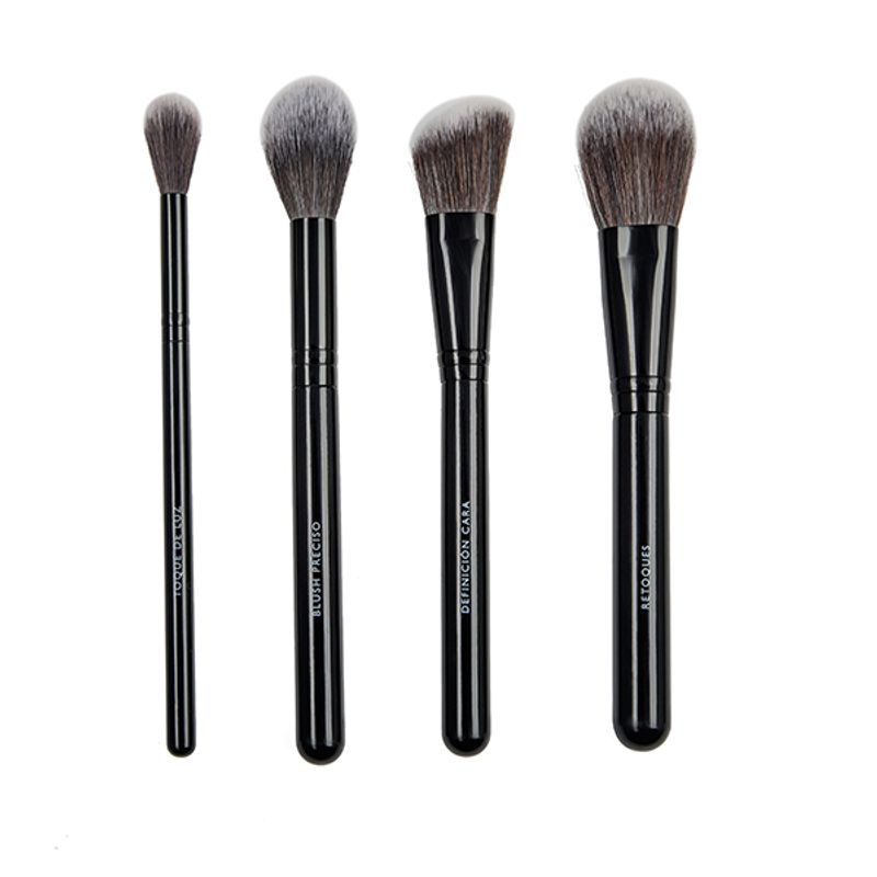 Set Brochas Maquillaje Premium (x7 Piezas) + Estuche A245-7b