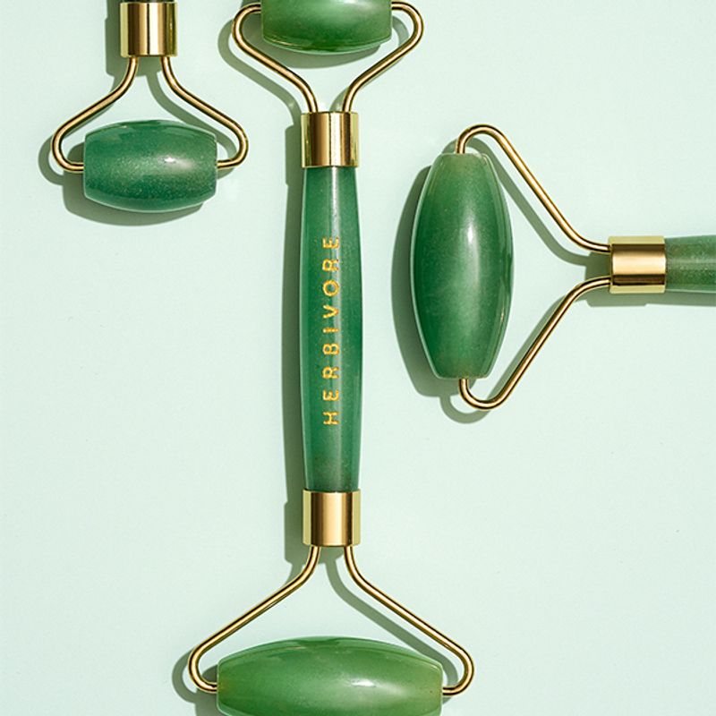 EUROXANTY, Rodillo Masajeador Facial, Jade Roller, Rodillo de Jade, Rodillo  Masaje