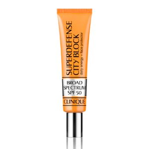 Bloqueador Solar Superdefense City Block Broad Spectrum SPF 50 Daily Energy + Face Protector
