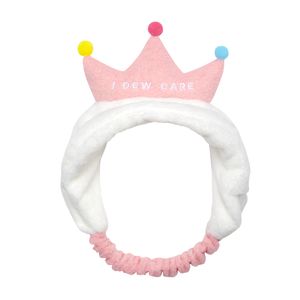 Diadema Rosada para Skincare Pink Tiara Headband