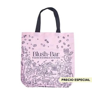 Bolsa Mundo Rosado Blush-Bar Reutilizable Eco Bag