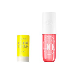 Parejas Perfectas: Glow Stick Sunscreen + Bruma Cheirosa 40 (90mL)